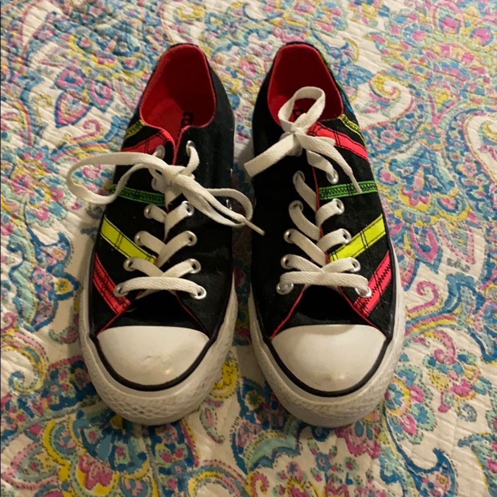 Colorful converse sneakers